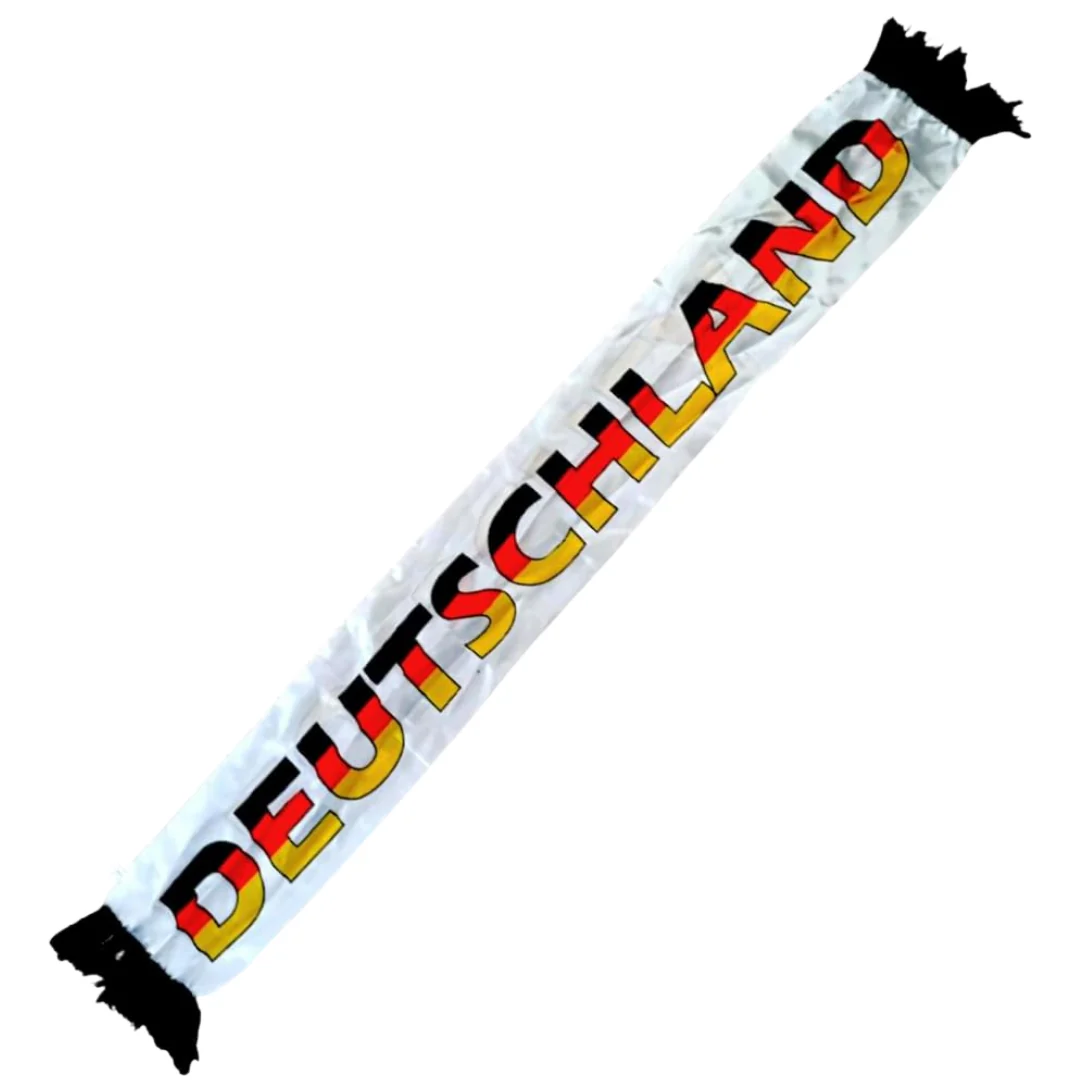 JUNG Deutschland Schal 130x14 cm Fan Fußball WM 2026 Schwarz Rot Gold Einheitsgröße Damen Herren