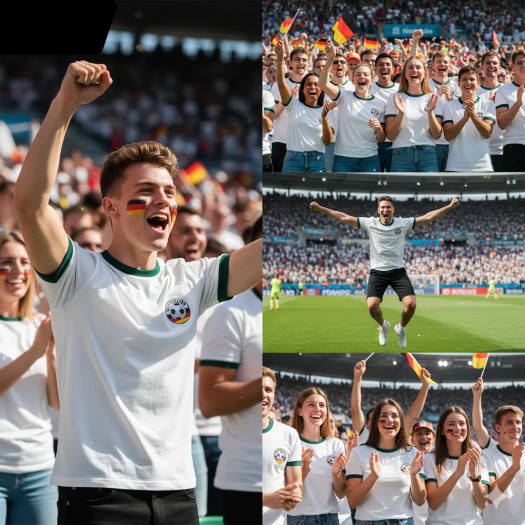 JUNG Deutschland WM 2026 Trikot T Shirt Fanartikel Damen Herren Fußball Weltmeisterschaft - Image 13