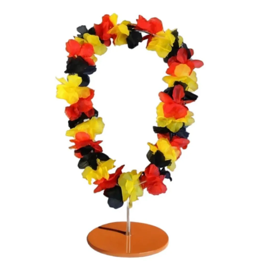 JUNG Hawaii Kette 2er Set Deutschland Fan Fußball WM 2026 Weltmeisterschaft Fahne Flagge Fanartikel - Image 2