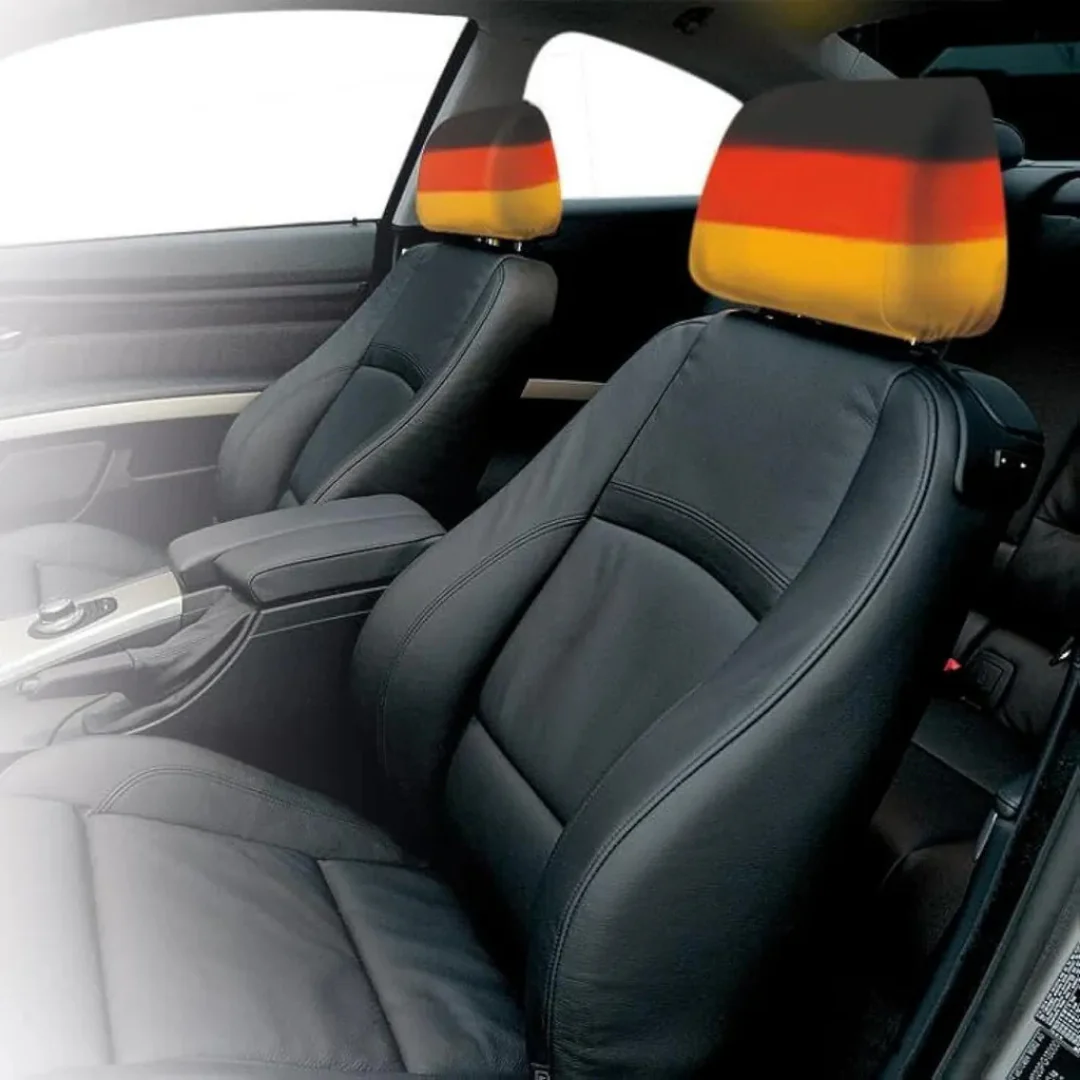 JUNG Kopfstützenüberzug Deutschland Fan Fußball WM 2026 Weltmeisterschaft Fahne Flagge Fanartikel - Image 2