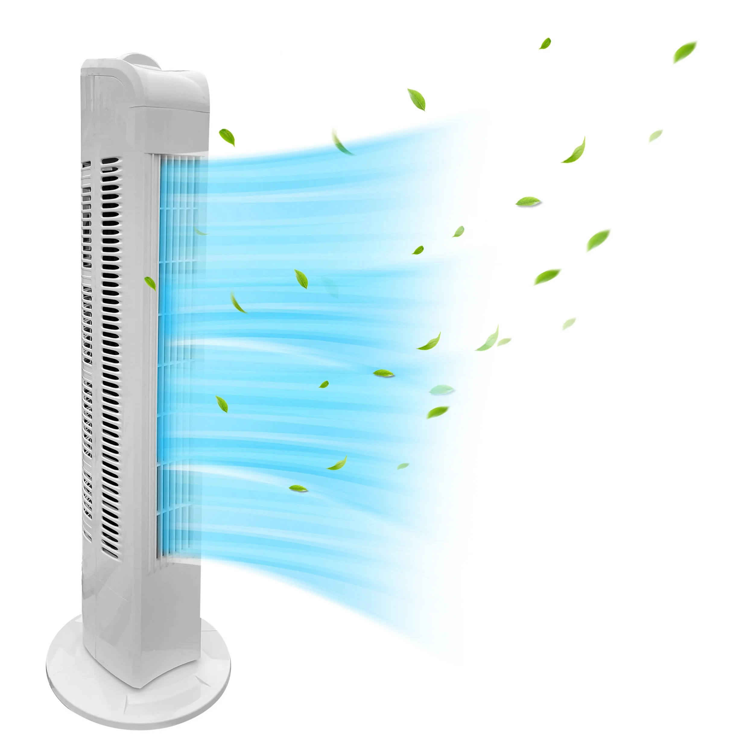 JUNG TV01, Turmventilator 76cm B-Ware, Ventilator leise, Weiss, Energiesparend, Turmlüfter,Fan