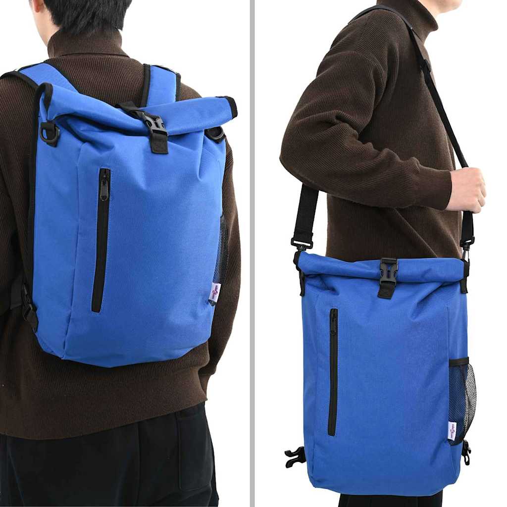 JUNG Vida Fahrradtasche Blau Polyester 31 x 13 x 58 cm Rad Velo Fahrradzubehör Zweirad