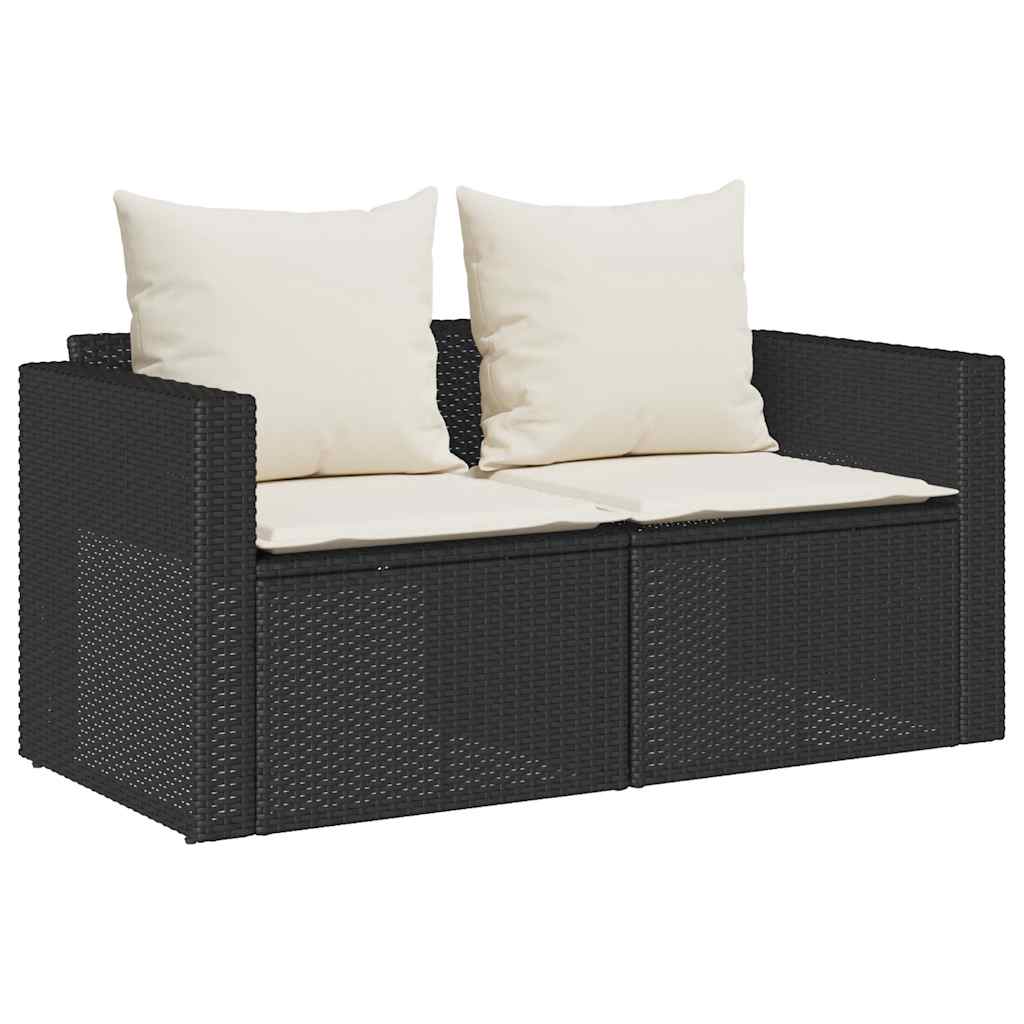 JUNG Vida Garten-Sofagarnitur Kissen Stapelbar Hellgrau Poly Rattan GartenSofagarniturkissen - Image 25
