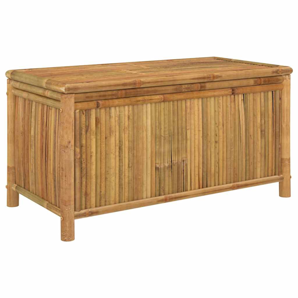 JUNG Vida Gartentruhe Bambus 110x52x55 cm Garten Balkon Terrasse Außenbereich
