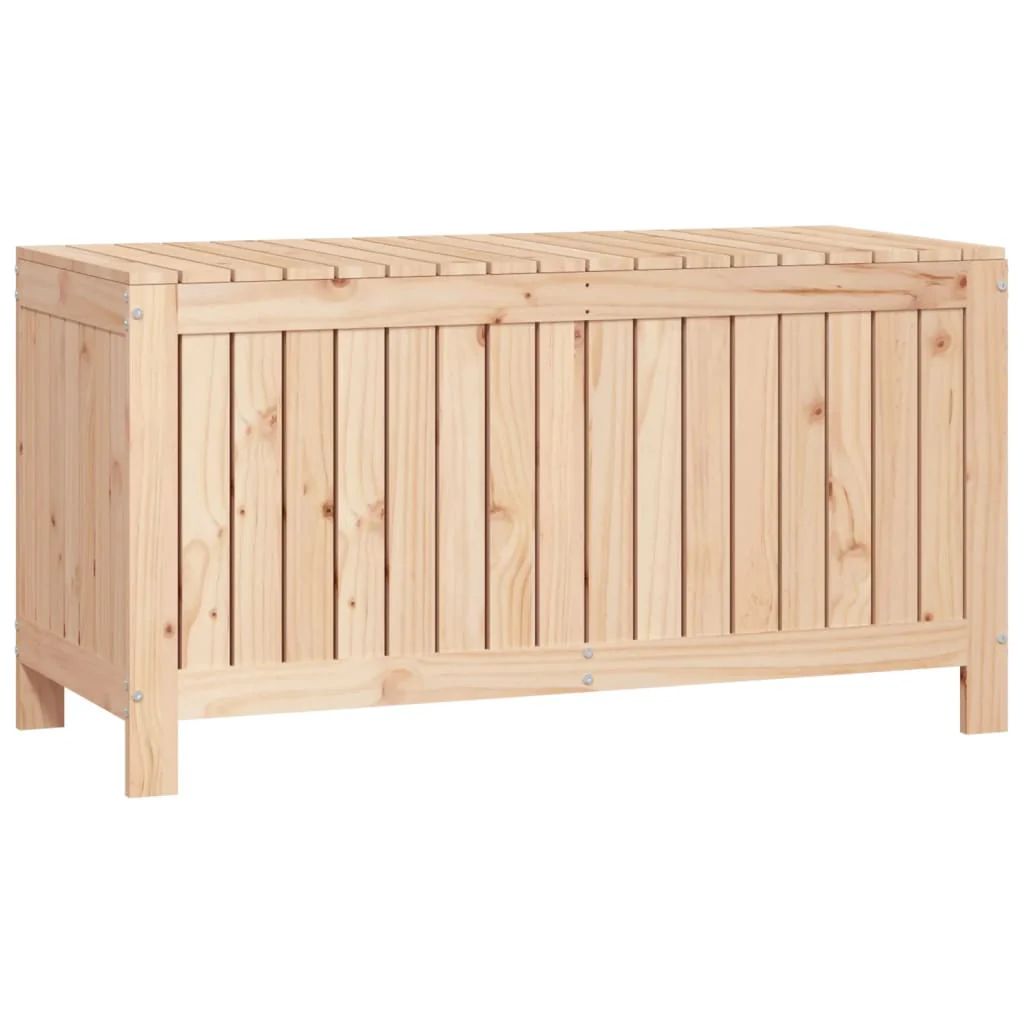 JUNG Vida Gartentruhe Massivholz Kiefer 115x49x60 cm Garten Balkon Terrasse Außenbereich - Image 5