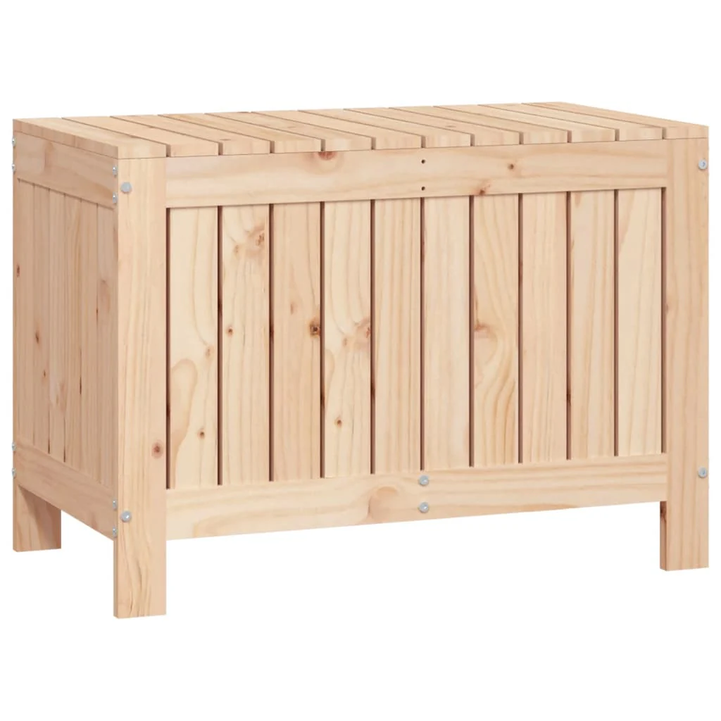 JUNG Vida Gartentruhe Massivholz Kiefer 76x42,5x54 cm Garten Balkon Terrasse Außenbereich