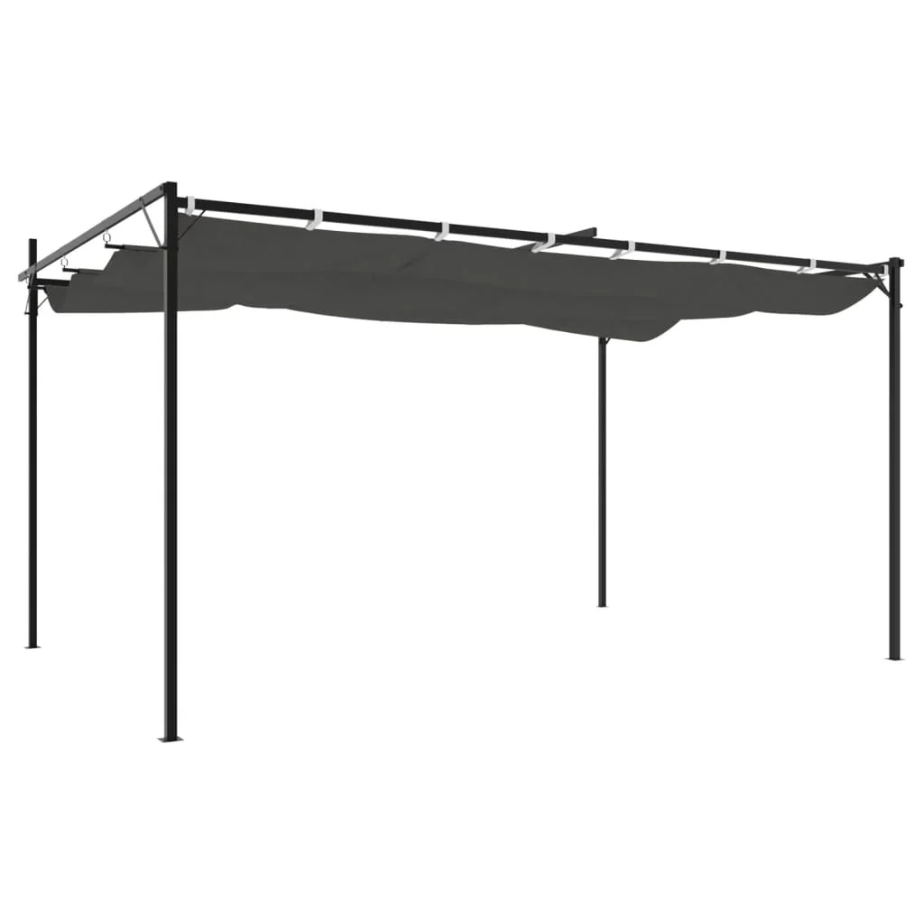 JUNG Vida Pergola Schiebedach Creme 395x292x230 cm - Image 15