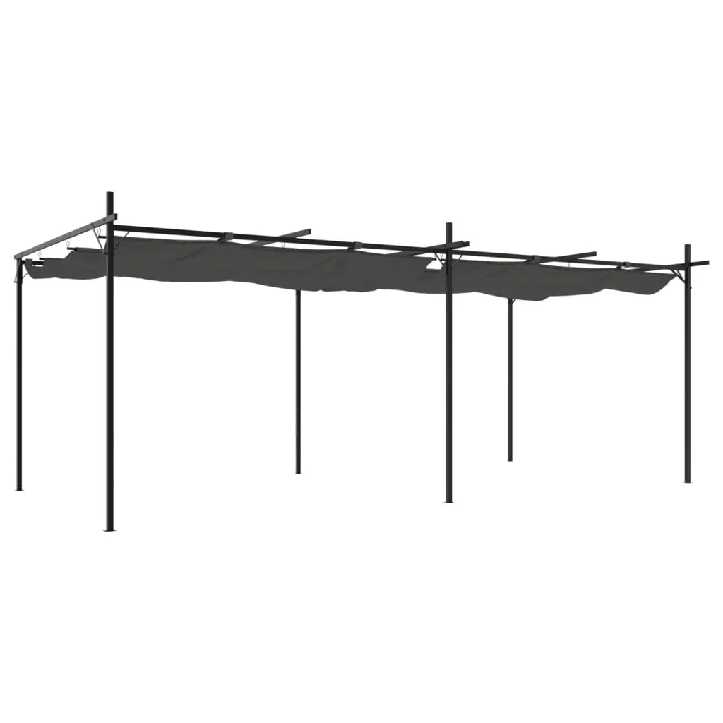 JUNG Vida Pergola Schiebedach Creme 395x292x230 cm - Image 21