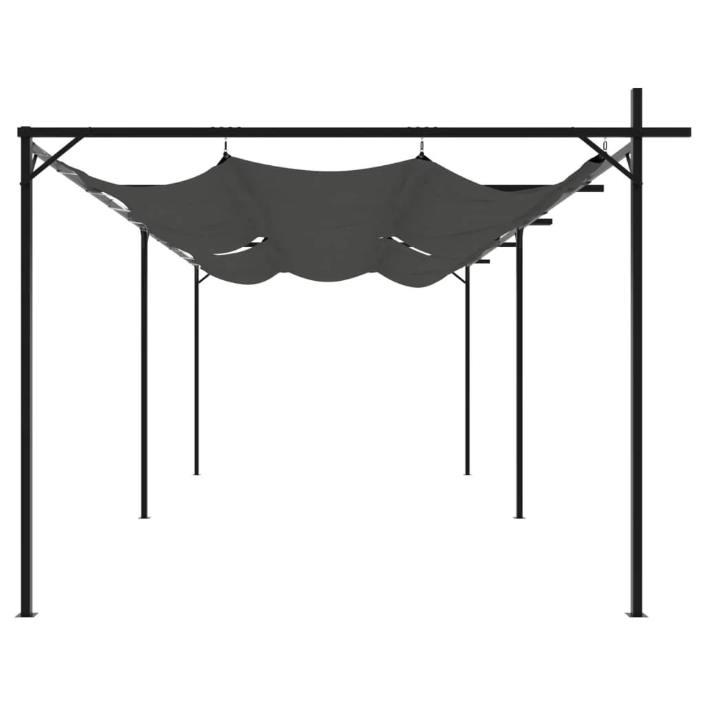 JUNG Vida Pergola Schiebedach Creme 395x292x230 cm - Image 24