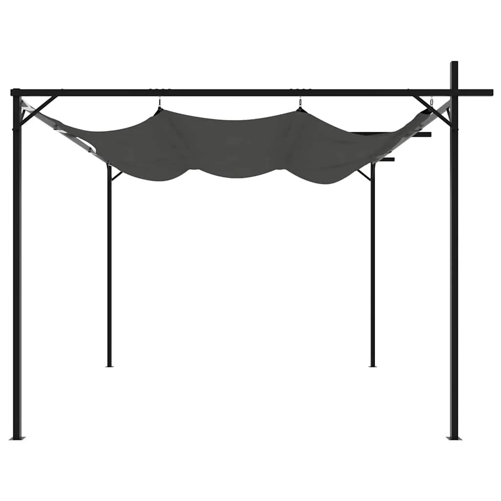 JUNG Vida Pergola Schiebedach Creme 395x292x230 cm - Image 29