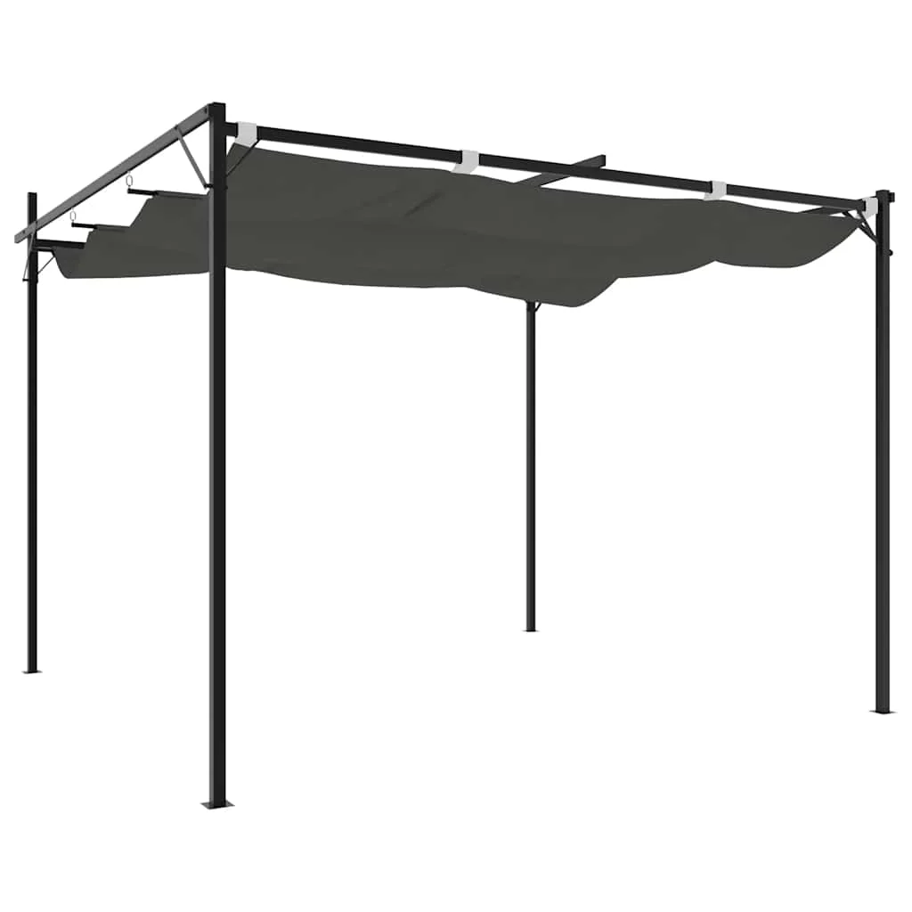 JUNG Vida Pergola Schiebedach Creme 395x292x230 cm - Image 30