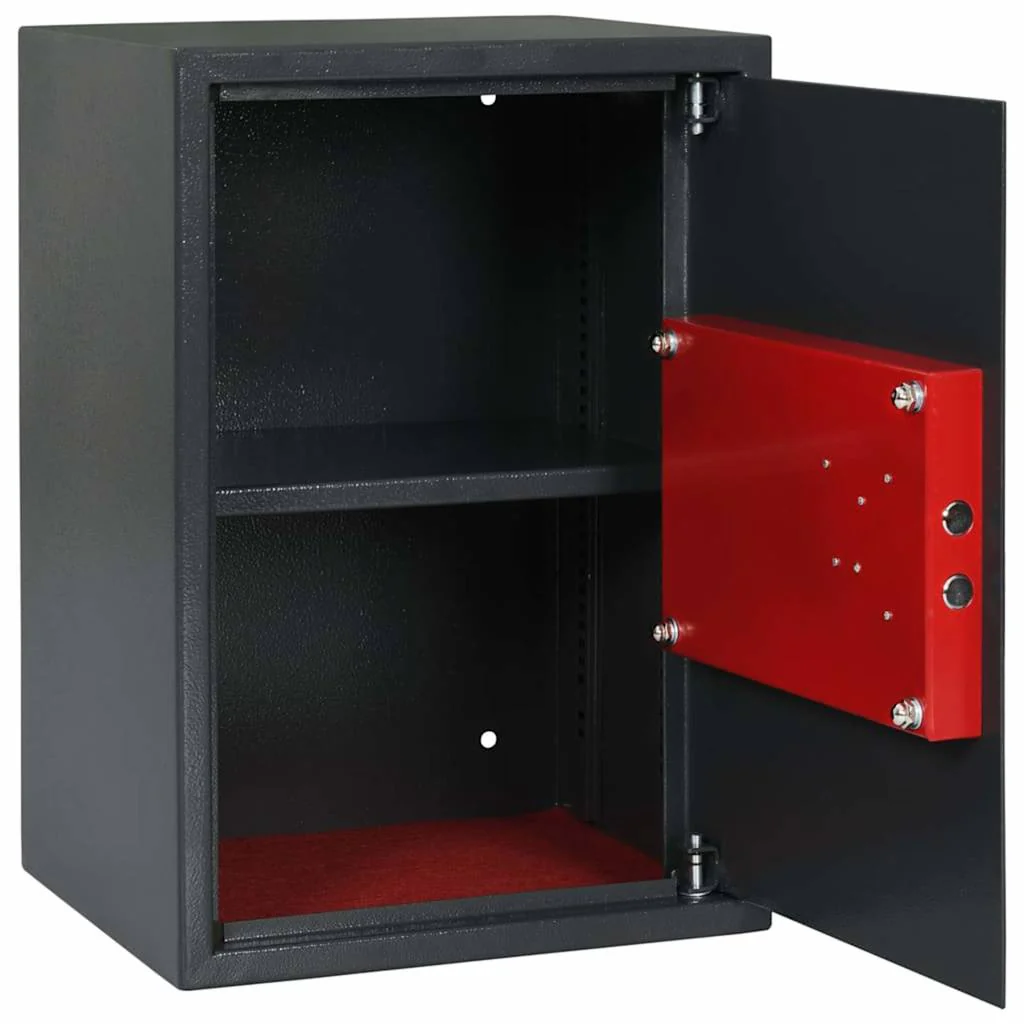 JUNG Vida Safe Box Schloss Dunkelgrau Stahl 35 x 31 x 50 cm Safebox Aufbewahrungsbox Kiste - Image 3