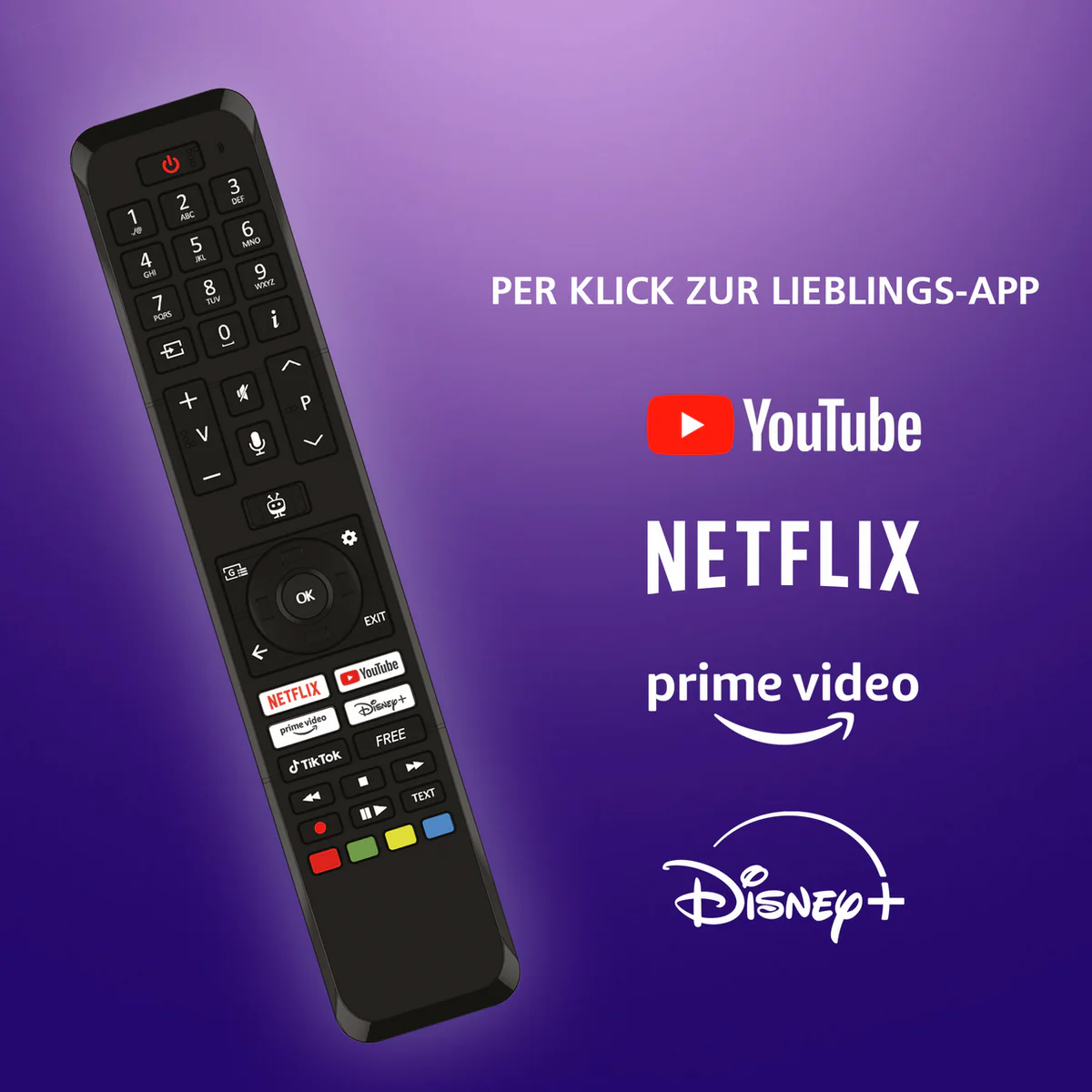 JVC LT-32VF5355 32 Zoll Fernseher Smart TV (Full HD, HDR, Triple Tuner, 6 Monate HD+ inkl.) - Image 4