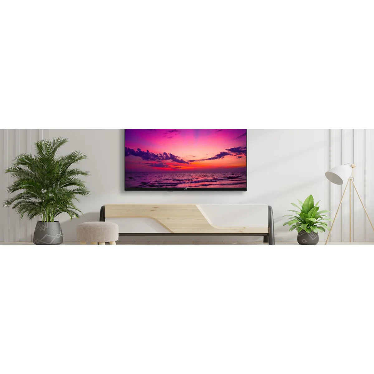 JVC LT-32VH4455 32 Zoll Fernseher (HD Ready, LED TV, Triple-Tuner) schwarz - Image 5
