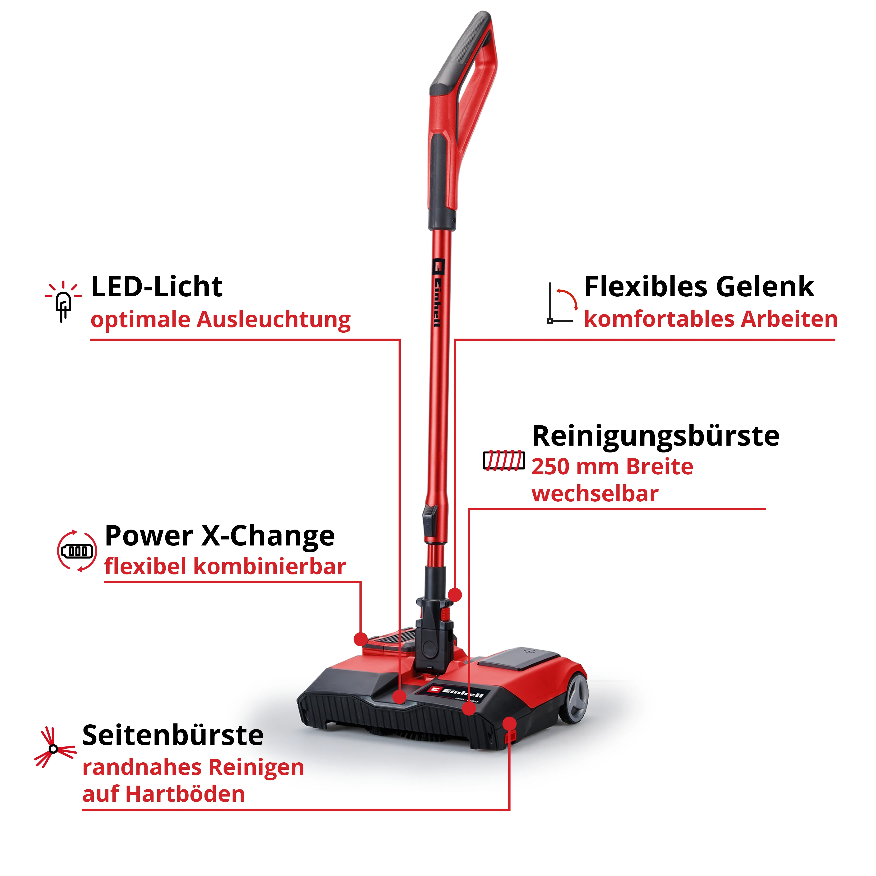 Einhell Akku-Besen TE-FS 18 Li-Solo - Image 4