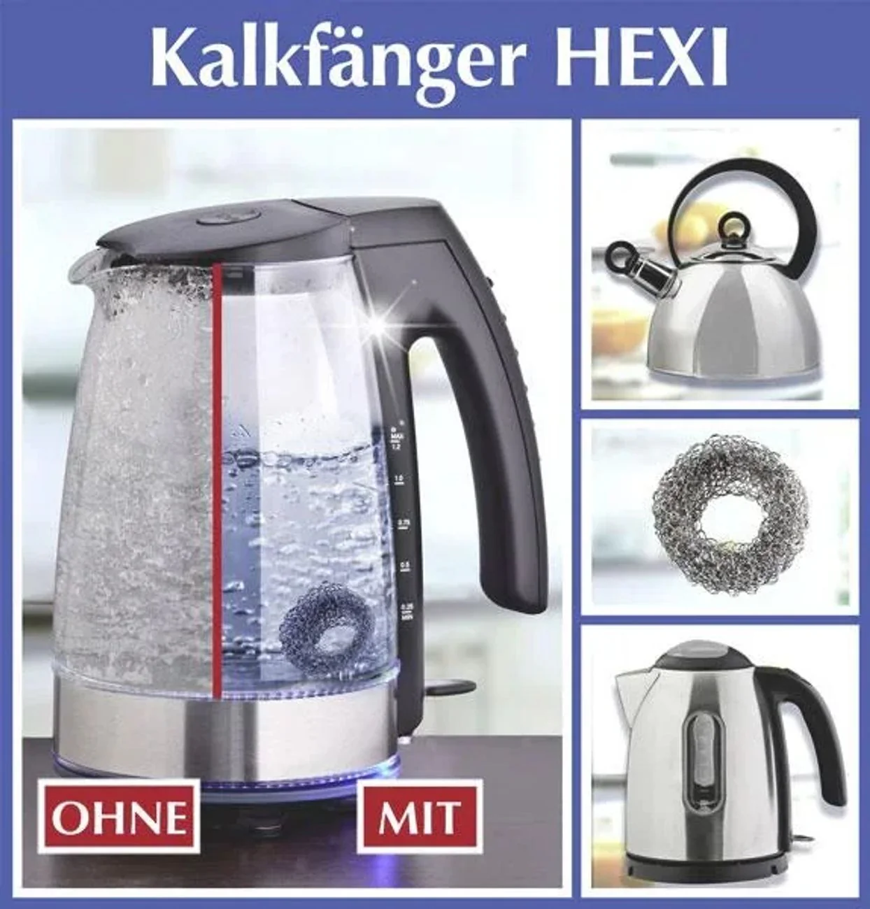 Kalkfänger HEXI für Wasserkocher & Teekannen - Image 6