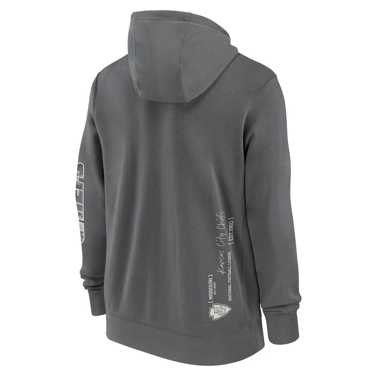 Kansas City Chiefs Nike Full-Zip Fleece Hoodie - Image 8