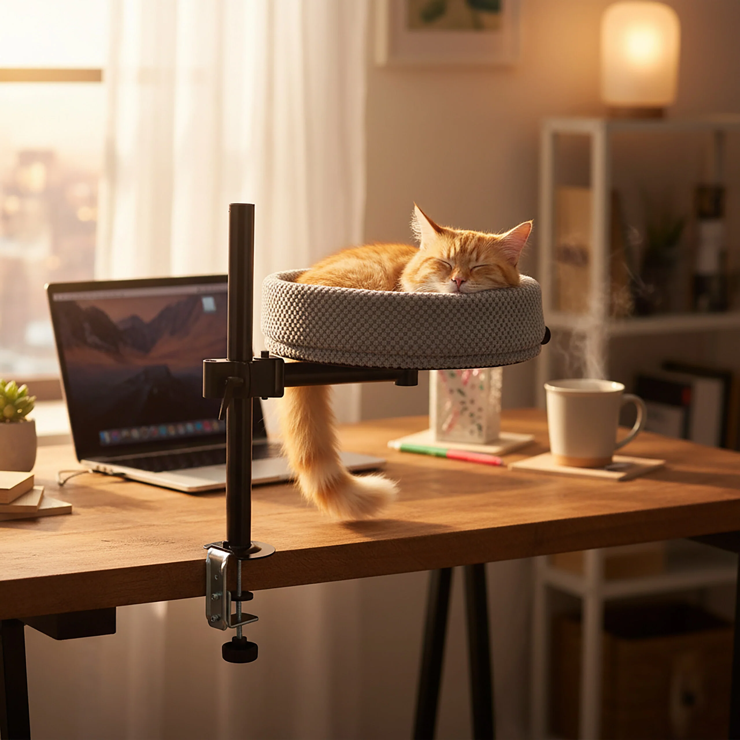 Katzenbett für Schreibtisch - Image 3