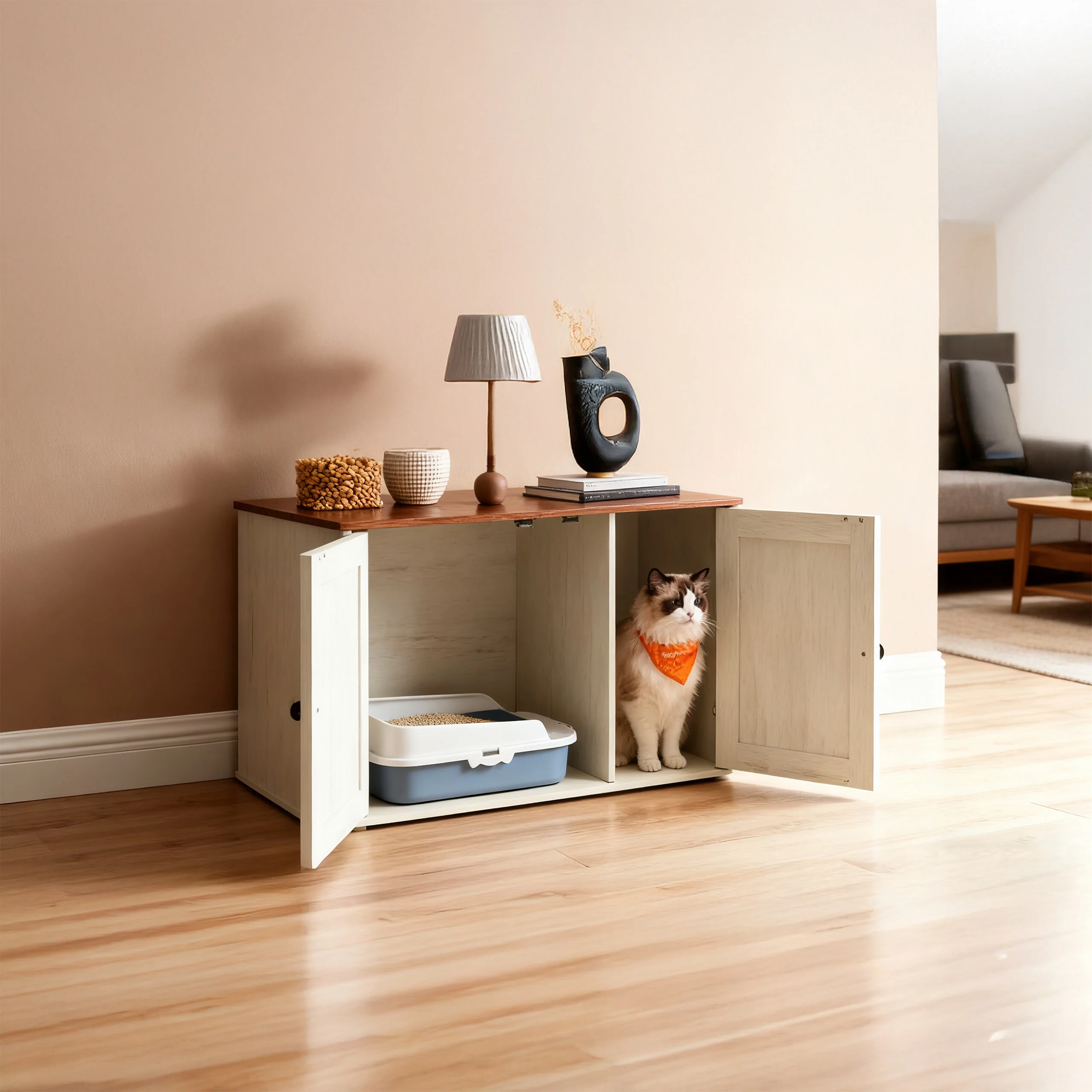 Katzenschrank für Katzenklo - Image 21