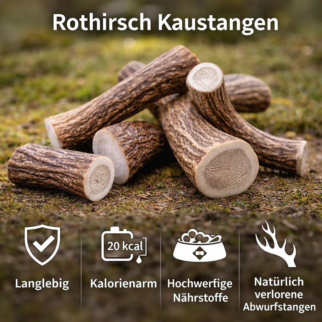 Kaugeweih Rothirsch mit Lachsöl - Image 11