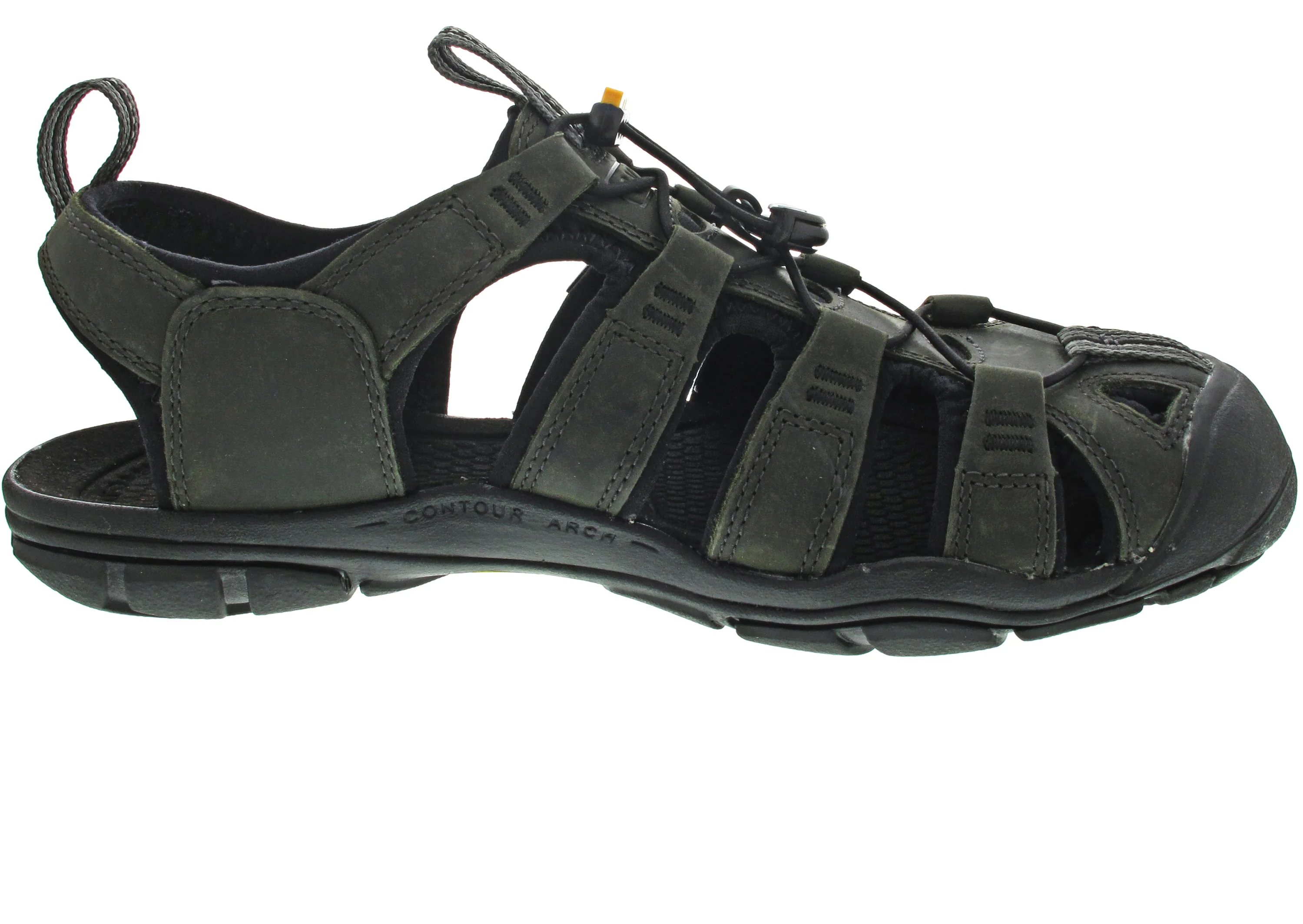 KEEN Clearwater CNX Leder Sandale Grün - Image 21