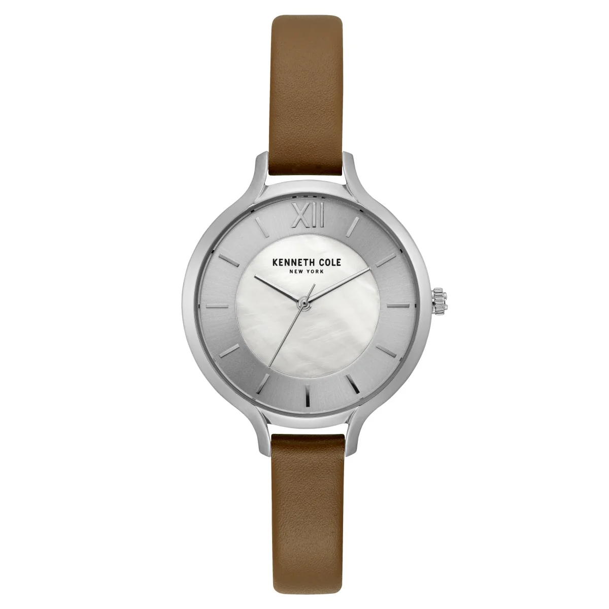 Kenneth Cole New York Damen-Armbanduhr Analog Quarz Leder KC15187005