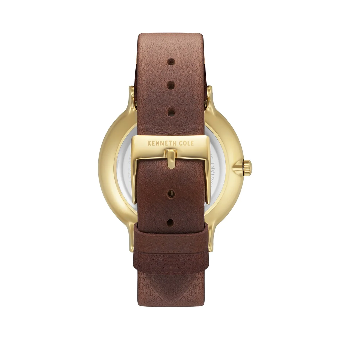 Kenneth Cole New York Herren Uhr Armbanduhr Leder KC15097004 - Image 3
