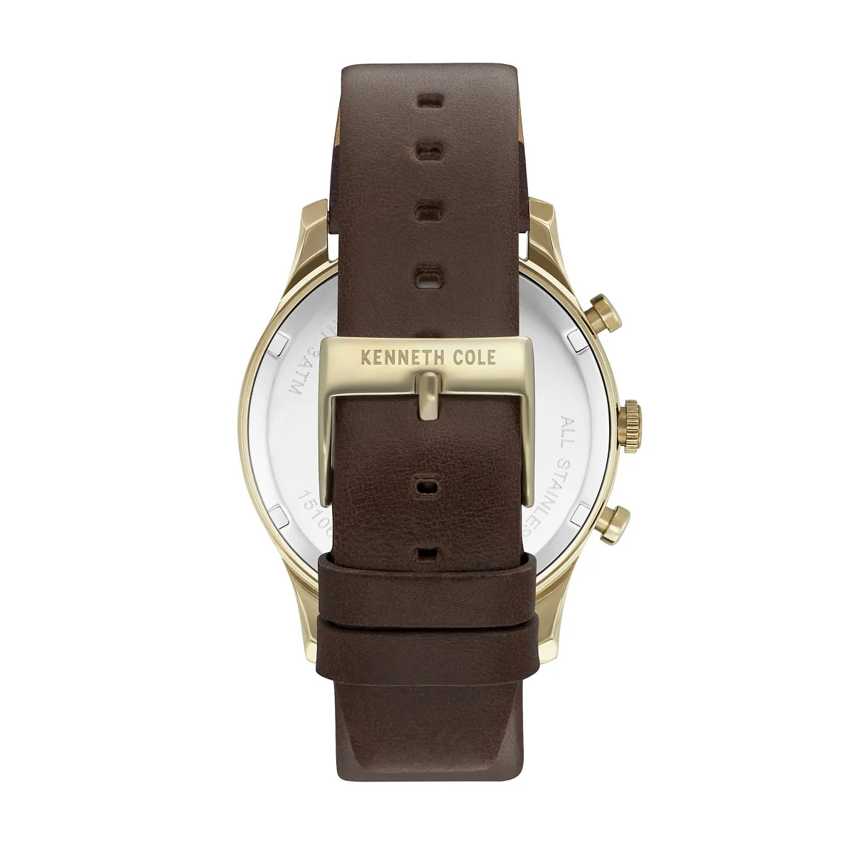 Kenneth Cole New York Herren Uhr Armbanduhr Leder KC15106003 - Image 3
