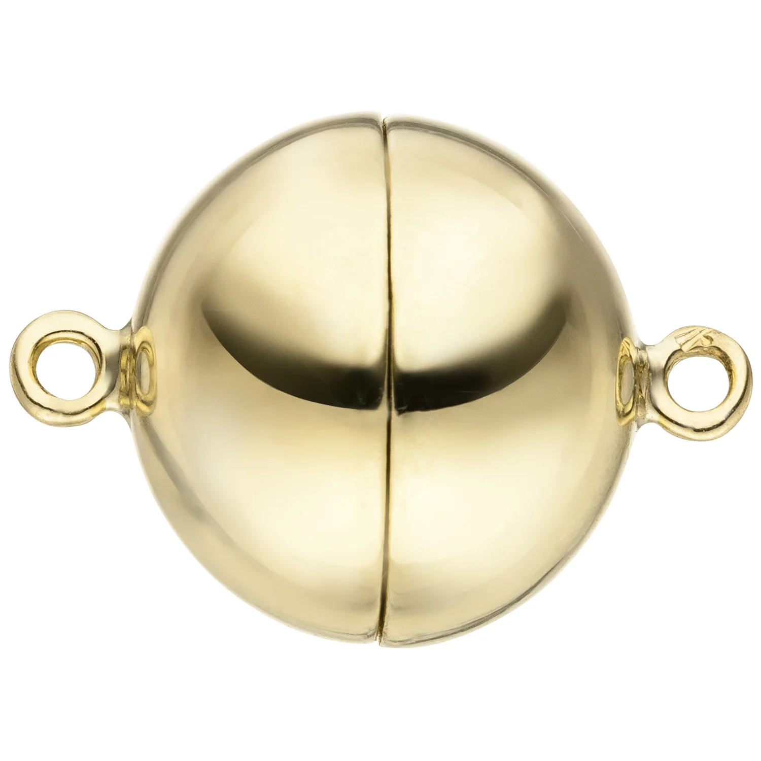 Kettenschließe Magnet-Schließe 585 Gold Gelbgold Kettenverschluss