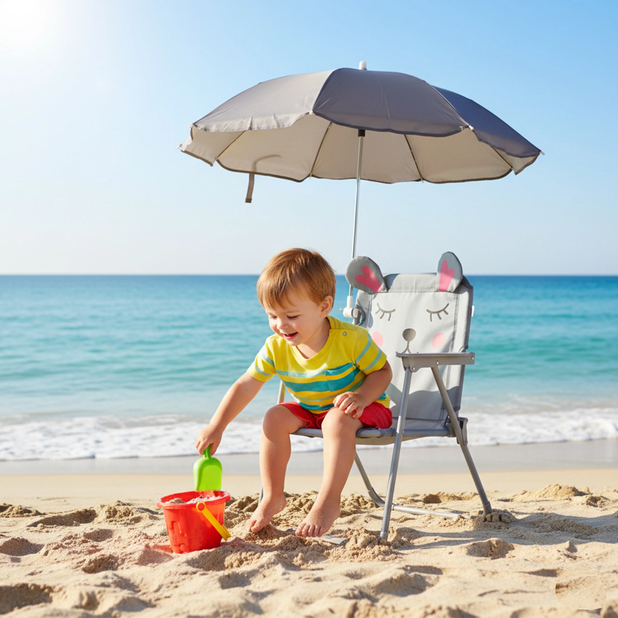 Kinder Klappstuhl mit Sonnenschirm - Image 21