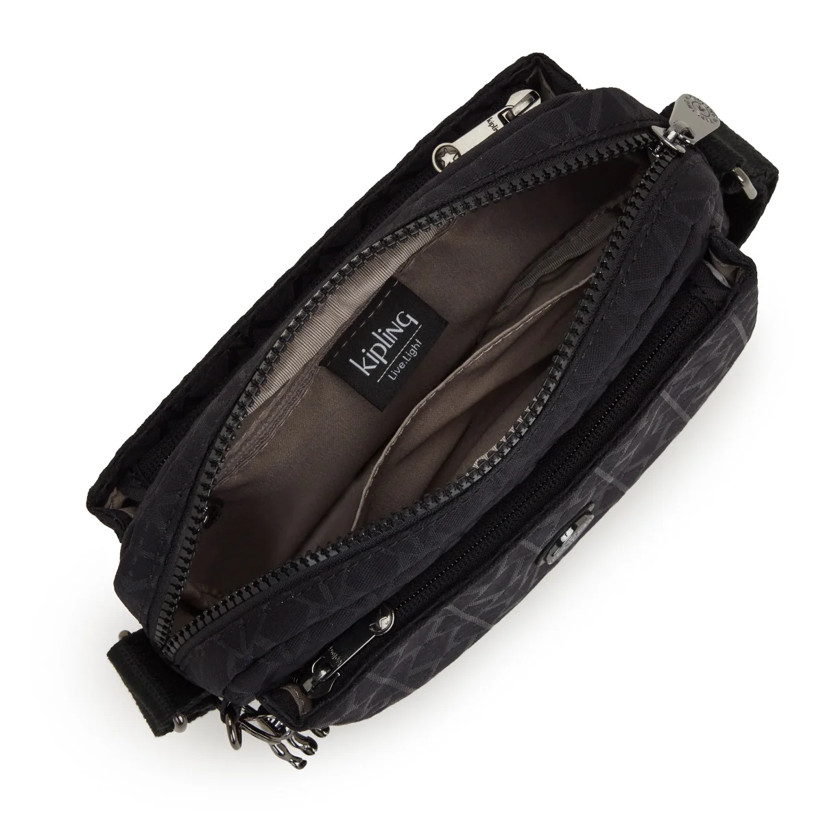 Kipling Abanu 2 Liter Umhängetasche KI6770 Satin Camo Blue - Image 9