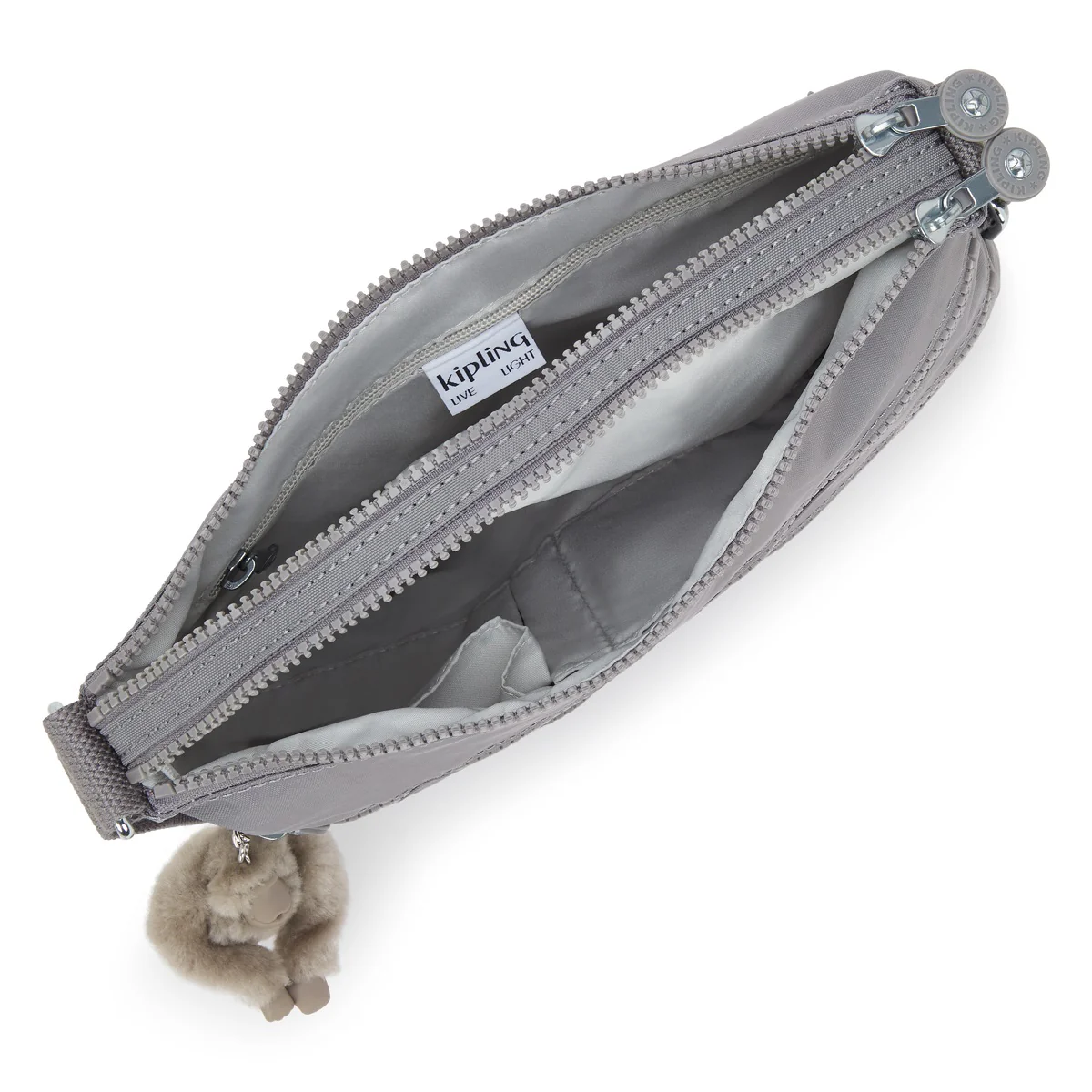 Kipling Alvar 5 Liter Schultertasche K13335 Inviting Grey - Image 7