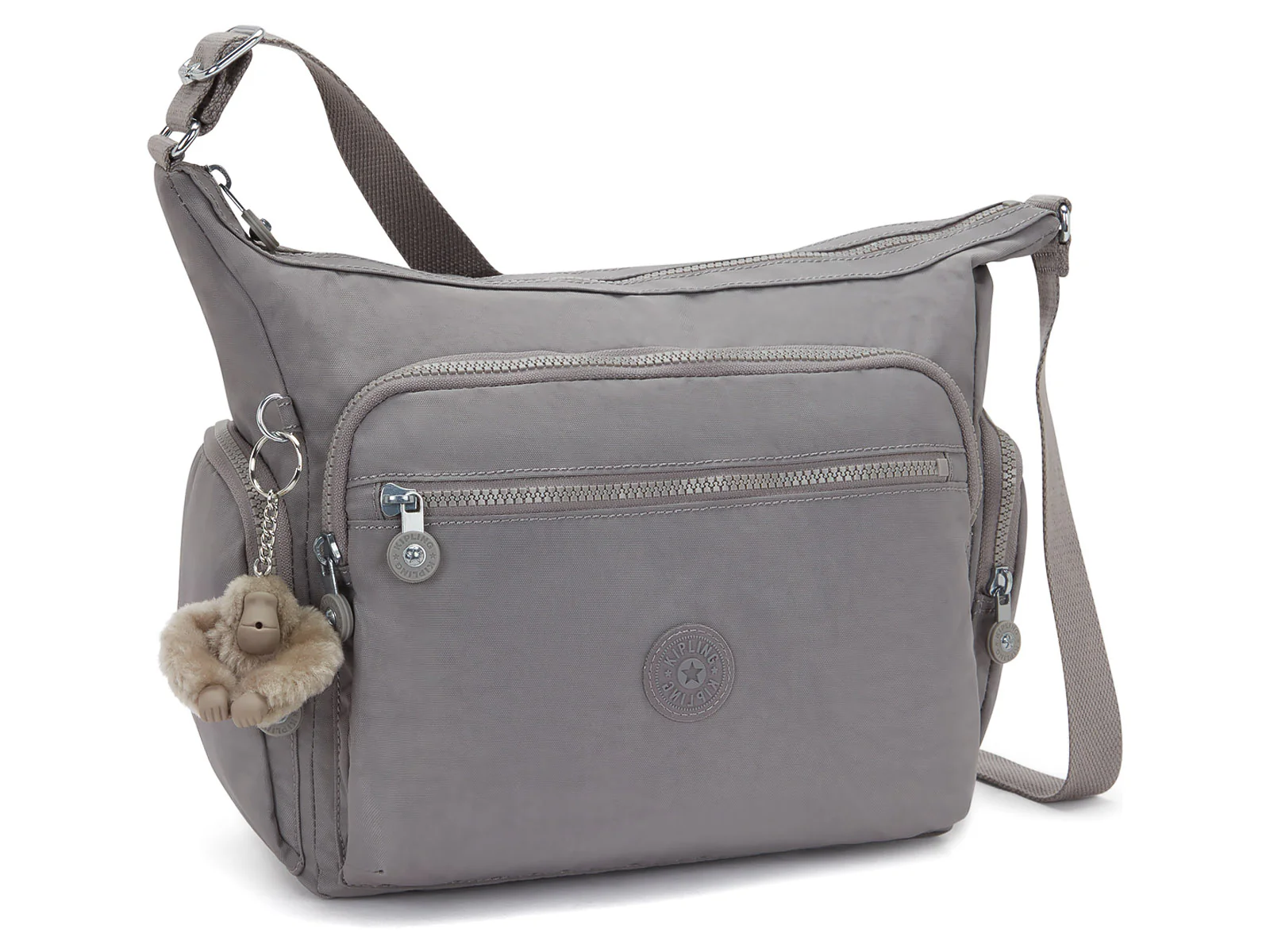 Kipling Gabbie Mittelgroße Crossbody Tasche K15255 Black Noir - Image 11