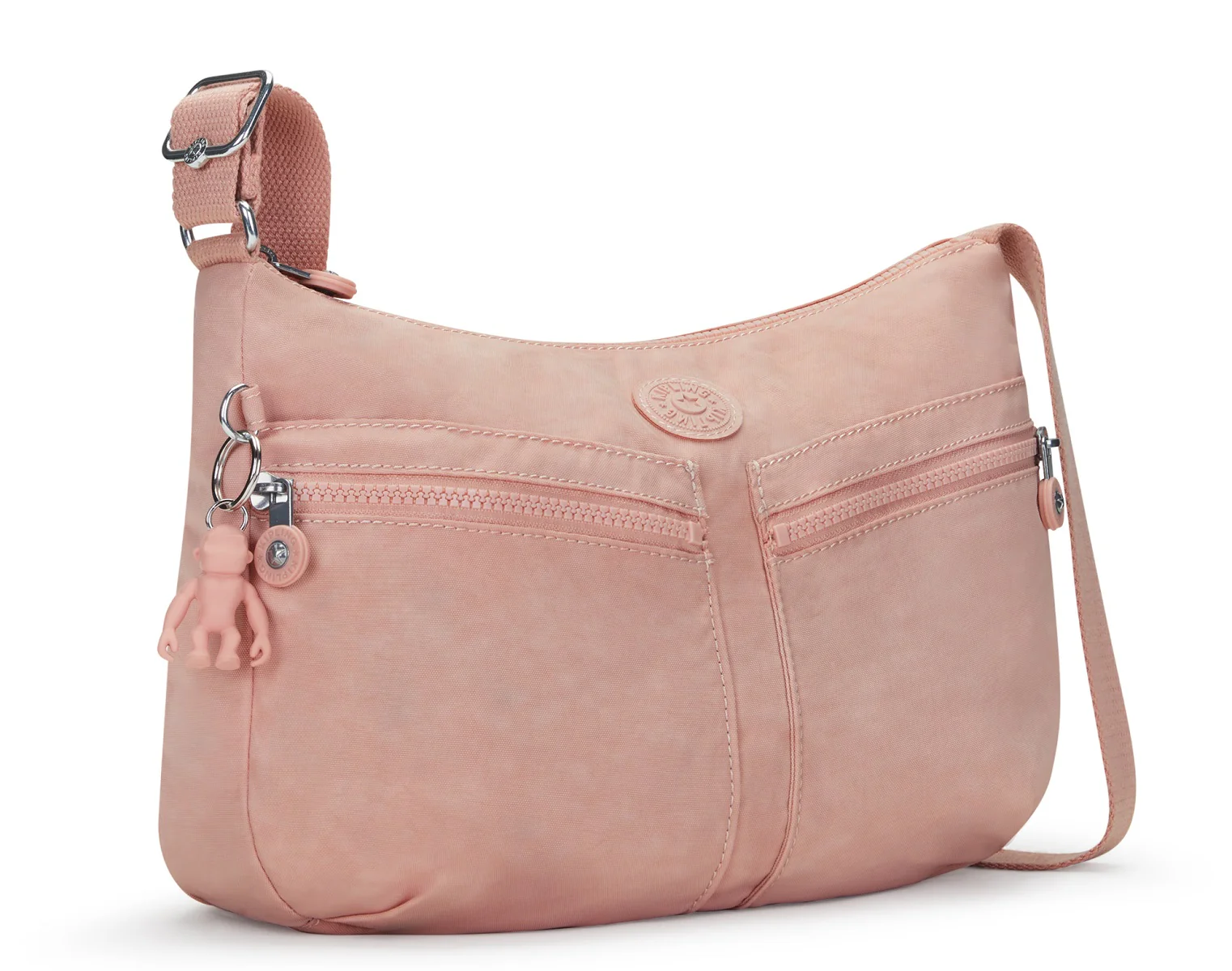 Kipling Izellah 7 Liter Mittelgrosse Schultertasche K02144 Inviting Grey - Image 11
