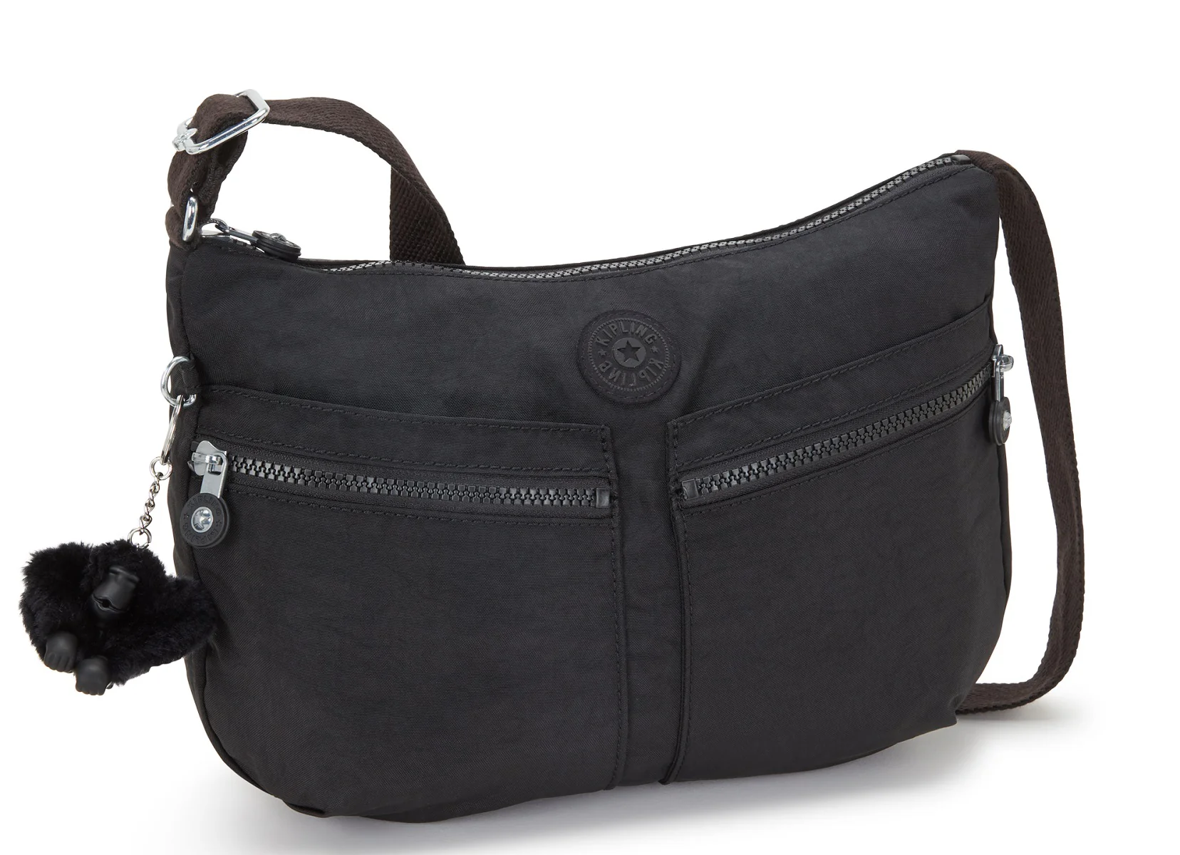 Kipling Izellah 7 Liter Mittelgrosse Schultertasche K02144 Inviting Grey - Image 22