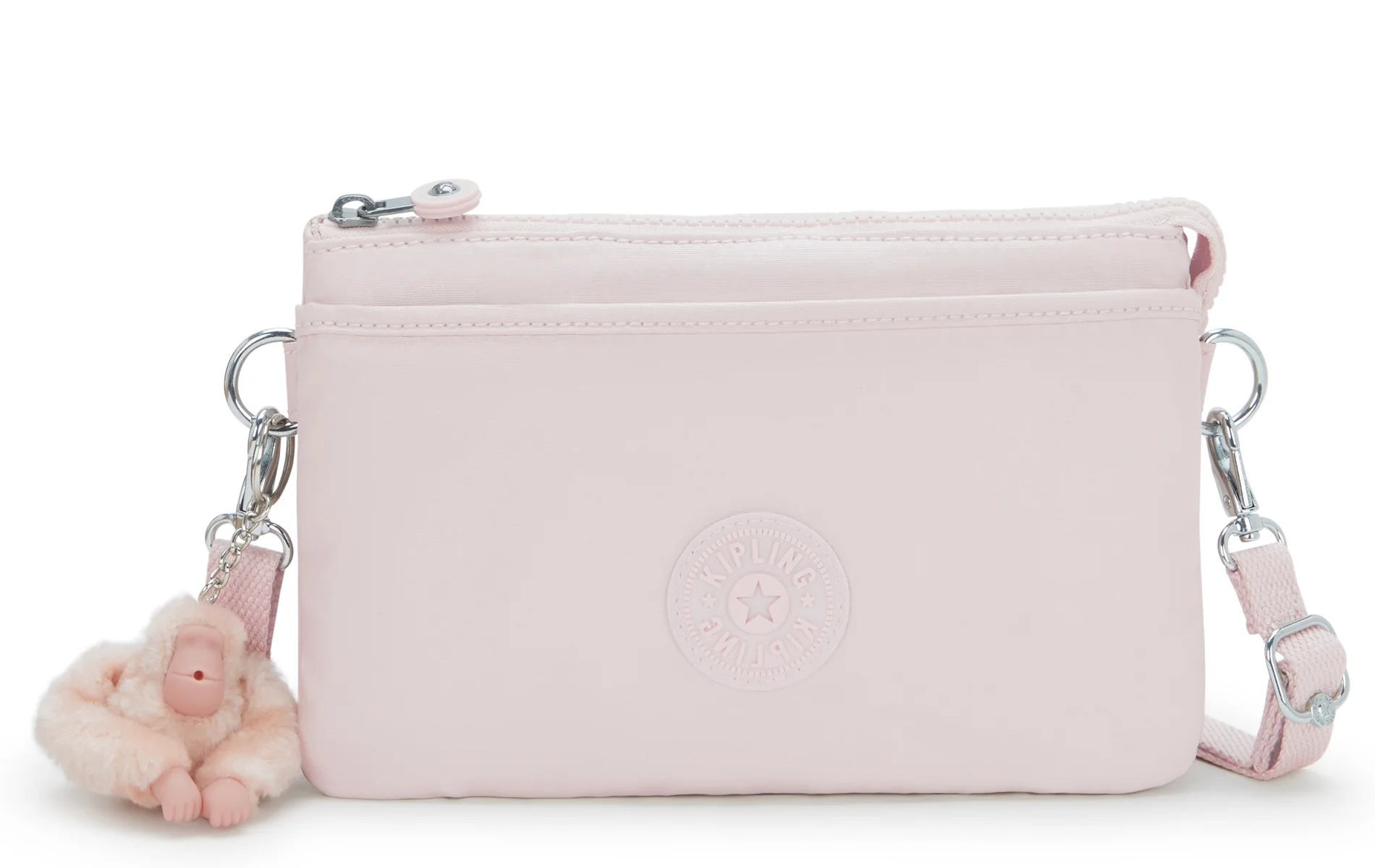 Kipling Riri 1 Liter Umhängetasche KI7502 Pink Shine - Image 11