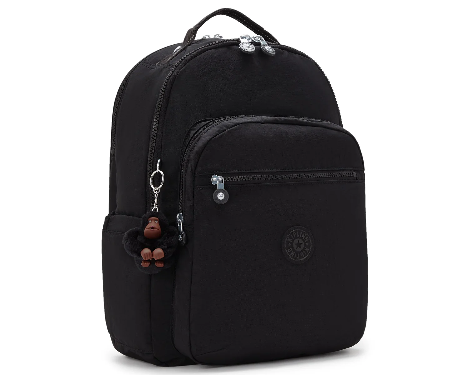 Kipling Seoul Lap 27 Liter Rucksack KI4275 True Black - Image 2