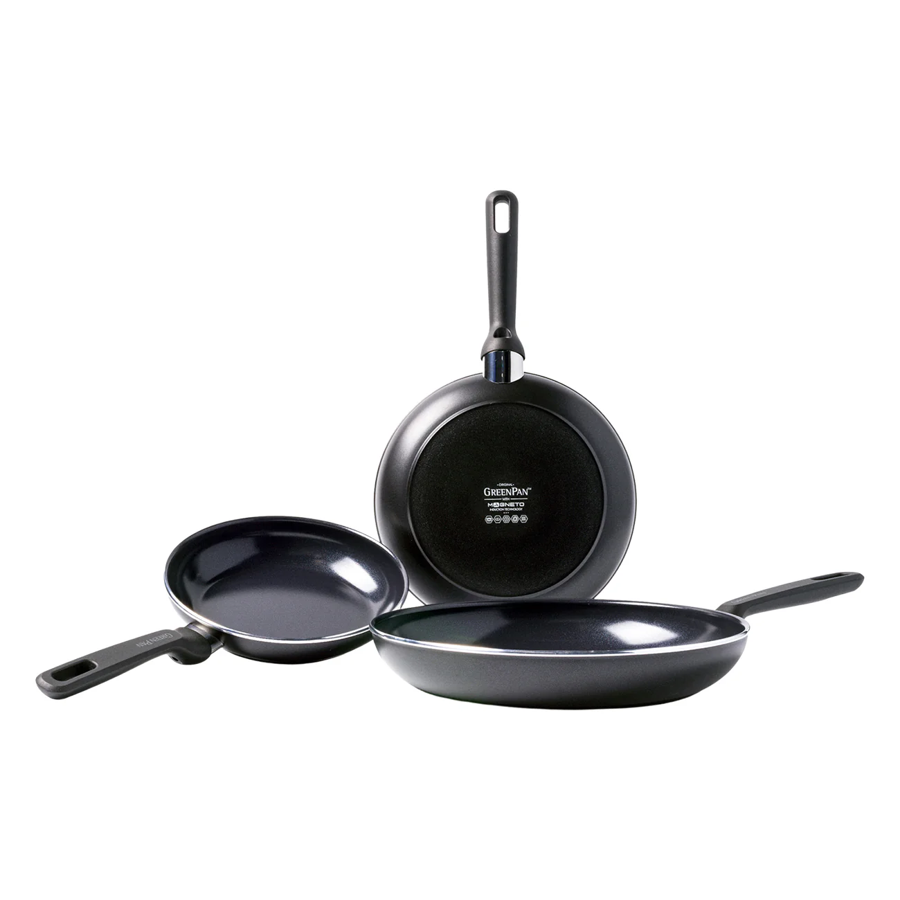 KitchenAid Memphis Pfannen-Set 20 cm 24 cm 28 cm Induktion