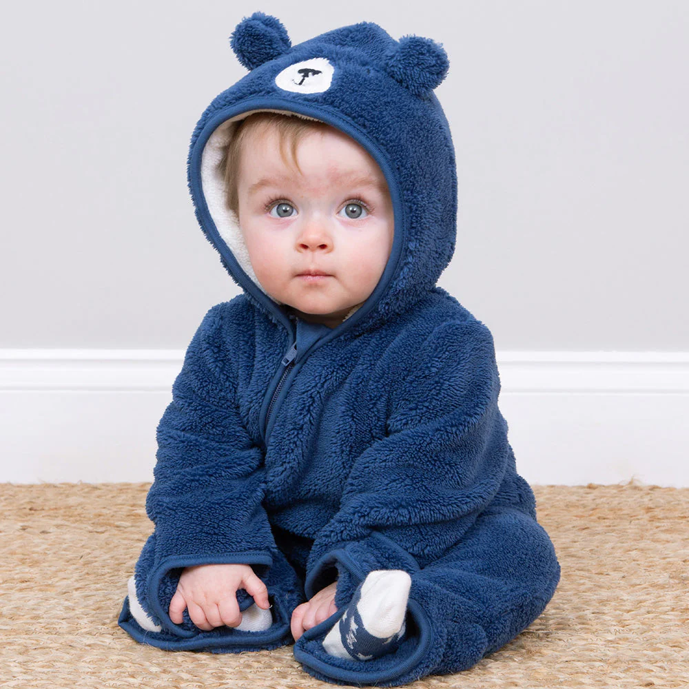 Kite Baby Mr Bear Fleece Onesie - Image 9