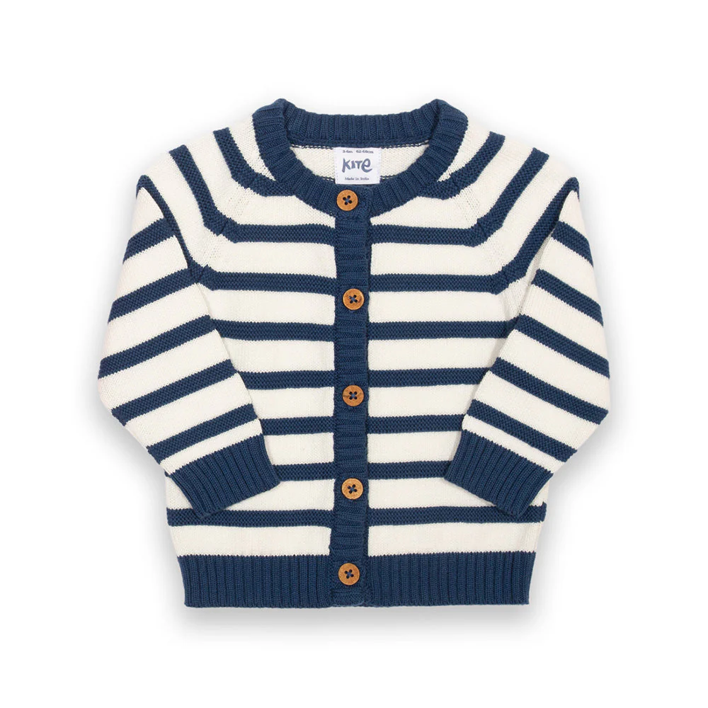 Kite Baby My First Strickjacke Navy Bio-Baumwolle - Image 5