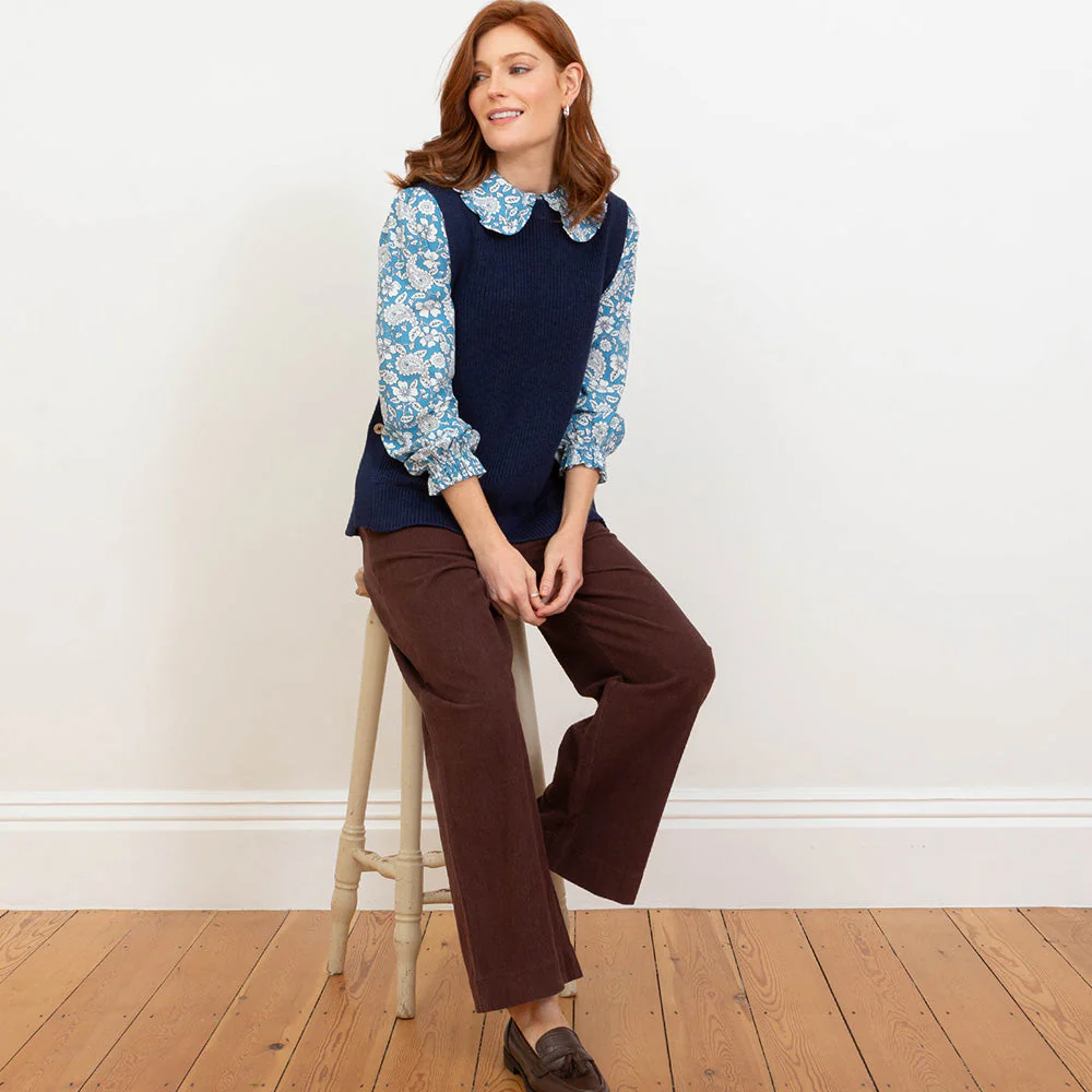 Kite Damen Motcombe Cordhose Weites Bein Bio-Baumwolle - Image 26
