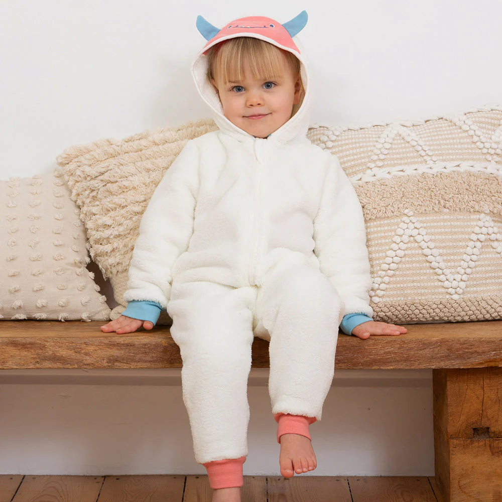 Kite Kinder Huggle Bub Fleece Onesie Creme - Image 33