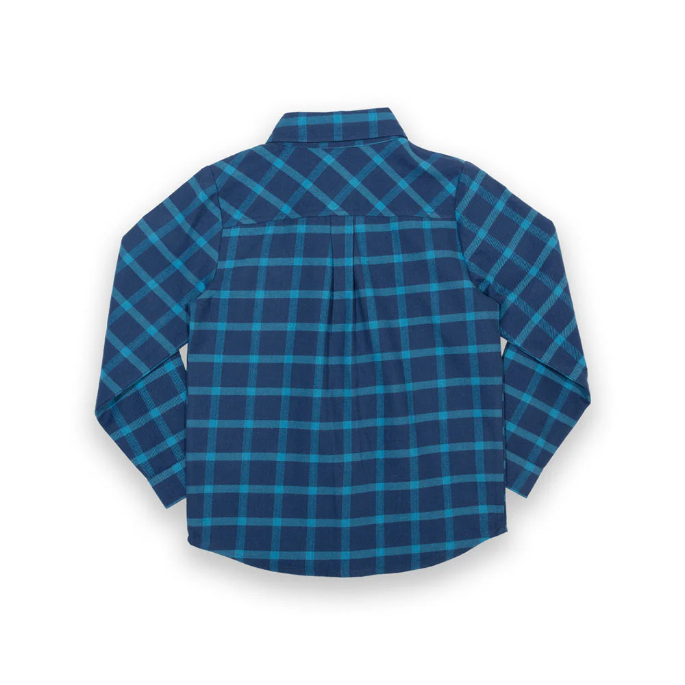 Kite Kinder Karo Hemd Navy Bio-Baumwolle - Image 35