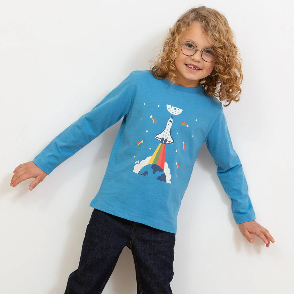 Kite Kinder Rainbow Rocket Shirt Bio-Baumwolle - Image 20