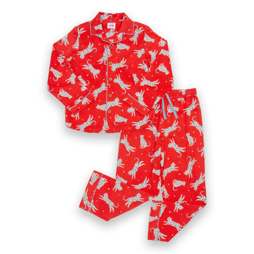 Kite Kinder Snow Leopard Pyjama Bio-Baumwolle - Image 3