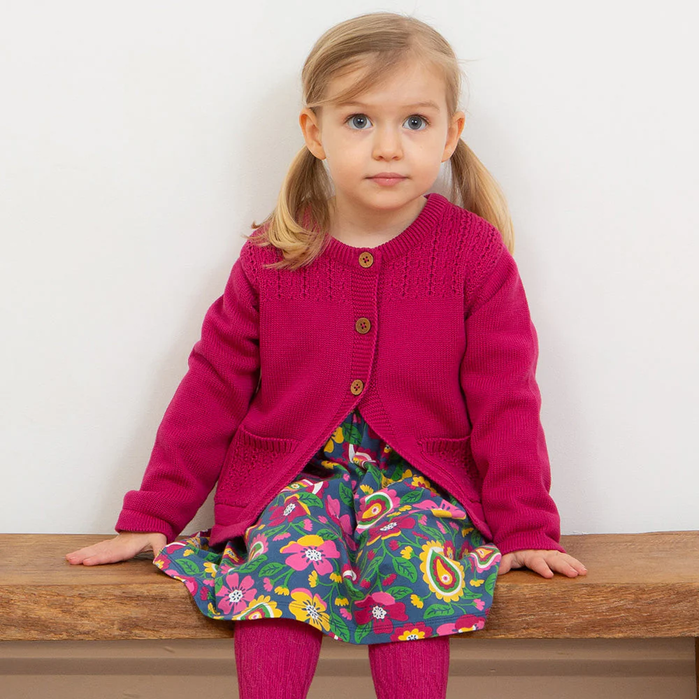 Kite Kinder Together Strickjacke Berry Bio-Baumwolle - Image 30