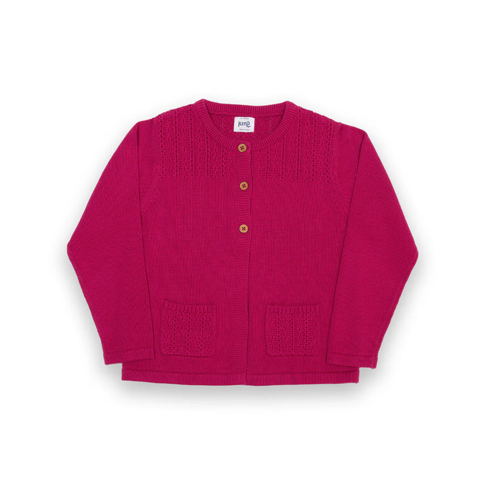 Kite Kinder Together Strickjacke Berry Bio-Baumwolle - Image 37