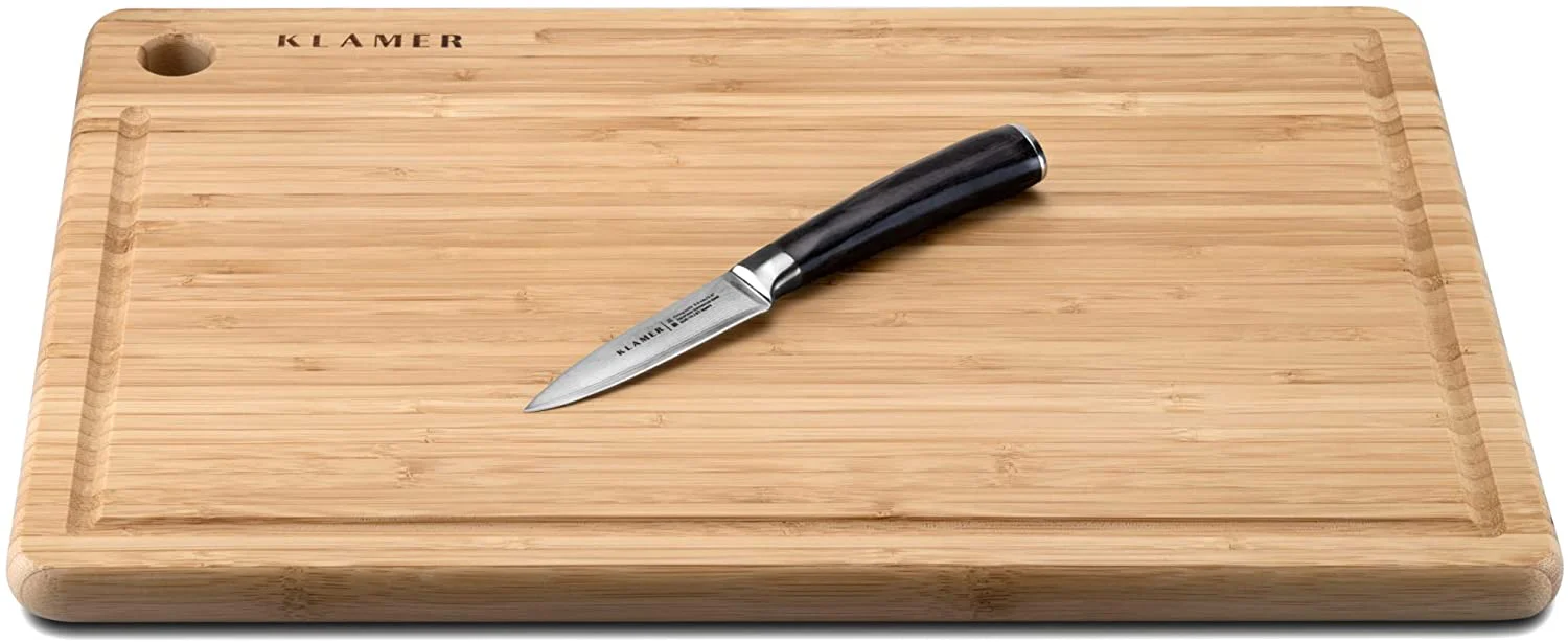 KLAMER Damast Schälmesser 8,6cm, kleines Obst- und Gemüsemesser aus japanischem Stahl - Image 3