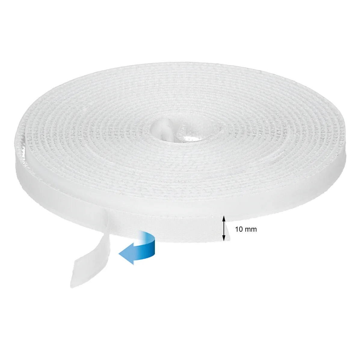 Klettband für Fliegengitter Weiß 5m x 1cm - Image 3