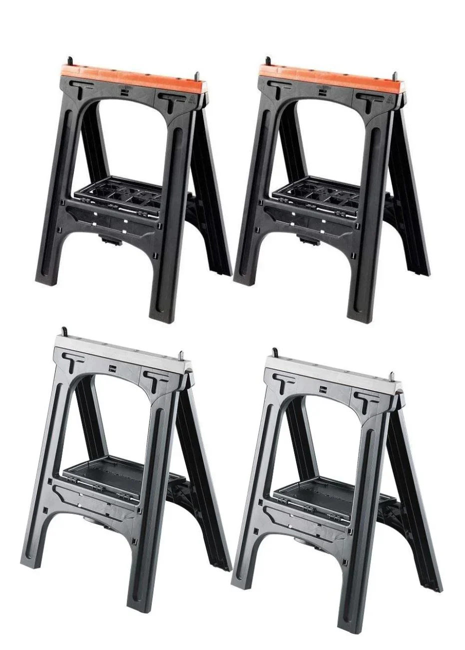 Kunststoff Allzweckbock 2er Set, 300 kg Tragkraft, klappbar